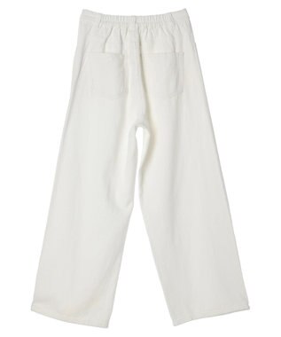 Green Parks ・ＥＬＥＮＣＡＲＥ　ＤＵＥ　ホワイトデニムタックパンツ White