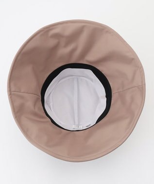 自由区 【撥水・洗える】ワイドブリム ハット ブラウン系