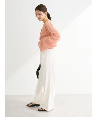 Green Parks ・swing by SET2点ニットカーデ&ニットキャミ Orange