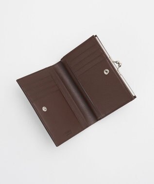 russet がま口折財布(SO-446) D.Brown