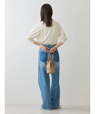 AMERICAN HOLIC ＵＶカットラグラン５分袖ニットプルオーバー Off White