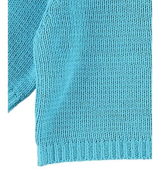 Green Parks ローゲージニットＴシャツ Blue