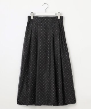 Feroux ダイヤチュール スカート グレー系