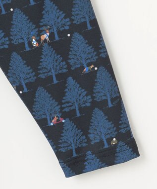 23区GOLF 【MEN/キングサイズ】白夜ゴルフ柄 長袖シャツ ネイビー系5