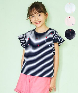  【150-160㎝】 フルーティーボーダーTシャツ