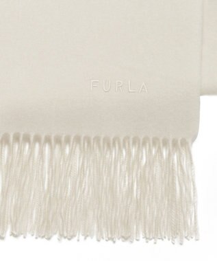 MOONBAT 【洗えるカシミヤ/大人百花1月号掲載】FURLA カシミヤ100%超大判無地 ストールマフラー／幅70cm オフホワイト