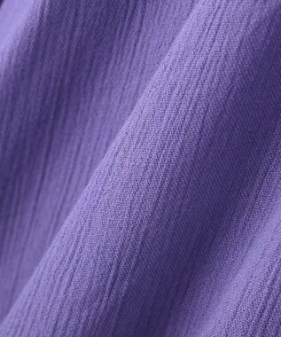 Green Parks ハシゴレースレーヨンクレープチュニック Purple