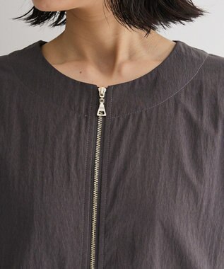 Green Parks ナイロンバルーンベスト Charcoal Gray