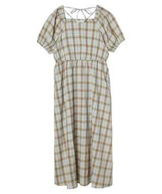 earth music&ecology ホルターネックシャーリングワンピース Lavender