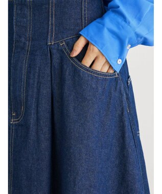 Green Parks ・ＳＵＧＡＲ　ＳＰＯＯＮ　コルセット風フレアスカート One Wash