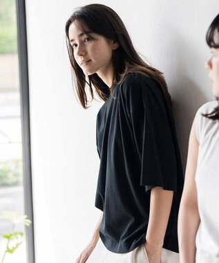 HAAG スマイルコットン FOOTBALL SHIRTS Tシャツ ブラック