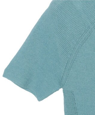 JOSEPH シアークレープ　ショートスリーブニット Chambray