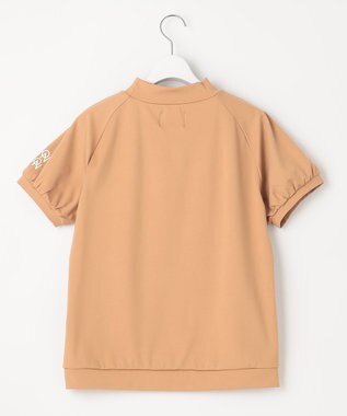 23区GOLF 【23Fondation】半袖 モックネックシャツ ベージュ系