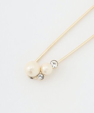 J.PRESS LADIES コットンパール キルトピン ゴールド系