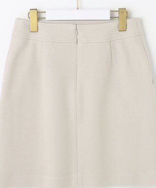 ANY SIS 【セットアップ可】メルトンライク ミニスカート アイボリーベージュ