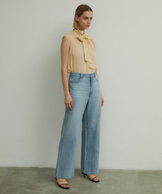 BEIGE， 【洗える】VICTOR / ストレートデニム L.Indigo