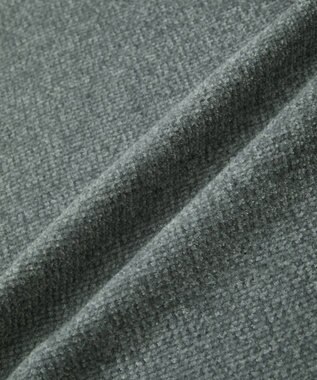 Green Parks 配色リラックスモールニットワンピース Gray