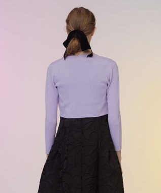 TOCCA 【洗える！】CASHEMERE ボレロ ライラック系