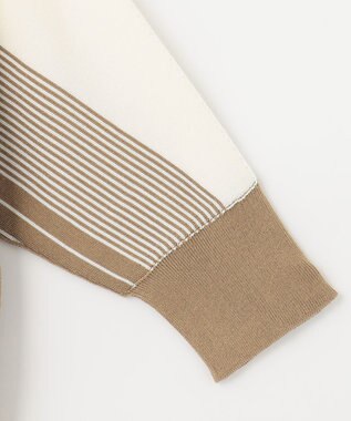 J.PRESS LADIES 【洗える】 ガータードルマンWG ニット キャメル系1