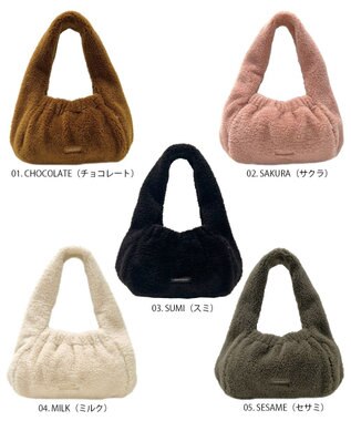 ROOTOTE 1342【ふわふわボア】SC.ベビールー.ダンプリング-A 01：チョコレート