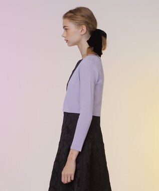 TOCCA 【洗える！】CASHEMERE ボレロ ライラック系