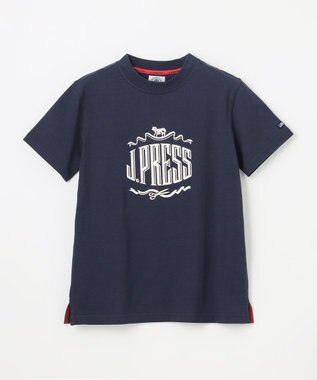 J.PRESS KIDS 【140-170cm】 50/2天竺ロゴＴシャツ ネイビー