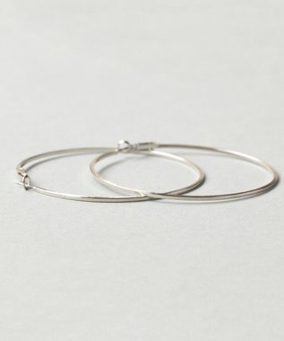 Phoebe ビッグサークルフープピアス  シルバー シルバー