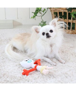 PET PARADISE ディズニー トイ・ストーリー フォーキー おもちゃ ロープトイ ホワイト