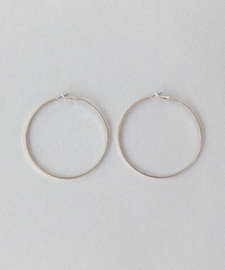 Phoebe ビッグサークルフープピアス  シルバー シルバー