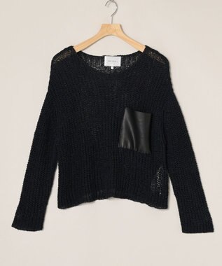 ONWARD Reuse Park 【BEIGE】ニット春夏 ブラック