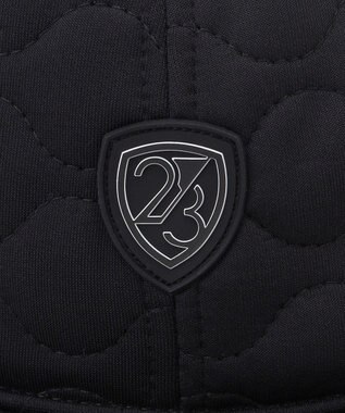 23区GOLF 【UNISEX】ウェーブキルトキャップ ブラック系