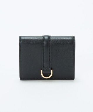 TOPKAPI 【TREASURE TOPKAPI】ソフトレザー ベルトデザイン 二つ折り財布 ブラック