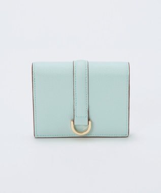 TOPKAPI 【TREASURE TOPKAPI】ソフトレザー ベルトデザイン 二つ折り財布 ペールブルー