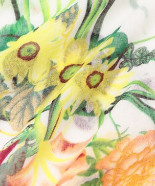 J.PRESS YORK STREET 【WOMEN】フラワーストール イエロー系5