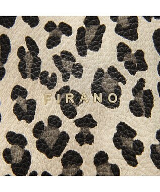 MioFIRANO カジュアルシックレオパードハンドバッグ 2WAY パスケース付き　FIRANO フィラノ BLACK