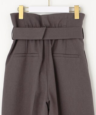 ANY SIS 【BAILA12月号掲載・貴島明日香さんコラボ】ハイカットリターン ワイドパンツ モカグレー