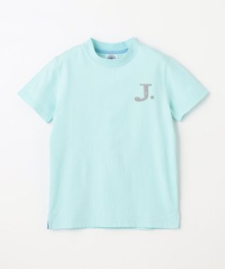 J.PRESS KIDS 【110-130cm】J.エンブロイダリーバックプリント Ｔシャツ サックスブルー系