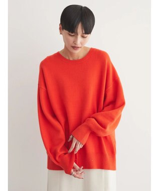 AMERICAN HOLIC バイパチ袖ボリュームニットプルオーバー　 Red