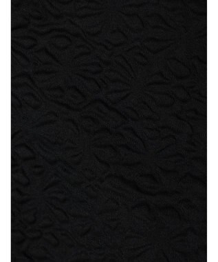 earth music&ecology エンボスフラワービスチェ Black