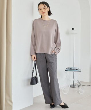 AMERICAN HOLIC コクーンポンチプルオーバー Gray Beige