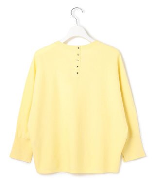 23区 【洗える】コンフォートストレッチ ドルマンスリーブ ニット イエロー系