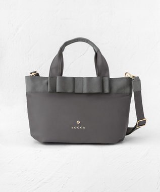  【新色登場・大人百花掲載】RIBBON BRICK TOTE M トートバッグ M