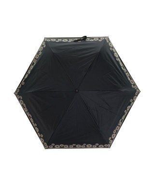 MOONBAT 晴雨兼用日傘 折りたたみ傘 マーガレット／遮光 遮熱 UV ブラック