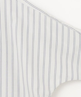 ANY L 【UVカット/抗菌防臭/速乾/手洗い可】エニィファンクション ストライプドルマンシャツ ブルーストライプ