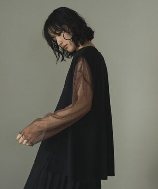 Green Parks シアークラッシュプルオーバー Brown