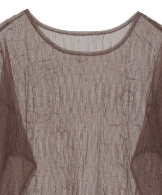 Green Parks シアークラッシュプルオーバー Brown