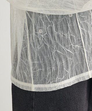 Green Parks シアークラッシュプルオーバー Ivory