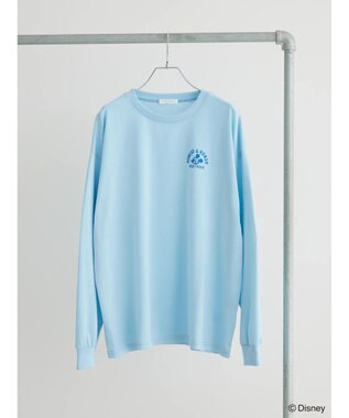 Green Parks Ｄｉｓｎｅｙ／バックプリント刺繍ロンＴＥＥ Sax