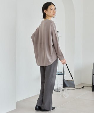 AMERICAN HOLIC コクーンポンチプルオーバー Gray Beige