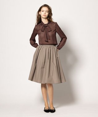 TOCCA 【消臭・洗える】ALLURING BEAUTY ブラウス ブラウン×ピンク系